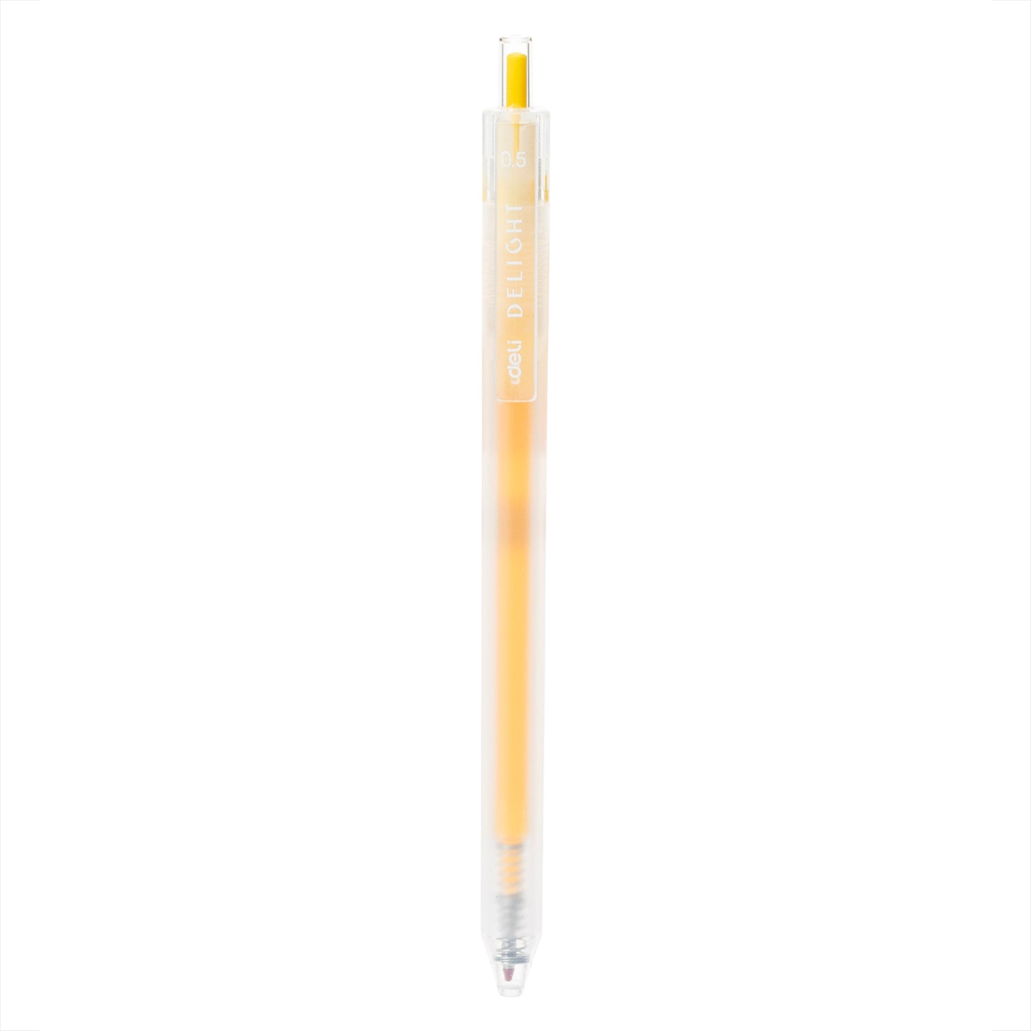 PIX CU GEL CU MECANISM 0.5 MM GALBEN DELIGHT DELI PIX CU GEL CU MECANISM 0.5 MM GALBEN DELIGHT DELI